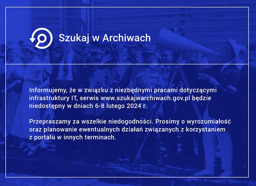 Bild aus den Nachrichten "Niedostępność serwisu SwA w dniach 6-8 lutego 2024 r."