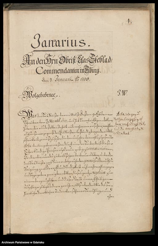 Bild aus den Nachrichten "Gdańsk w dawnych dokumentach - nowe skany z Archiwum Państwowego w Gdańsku"