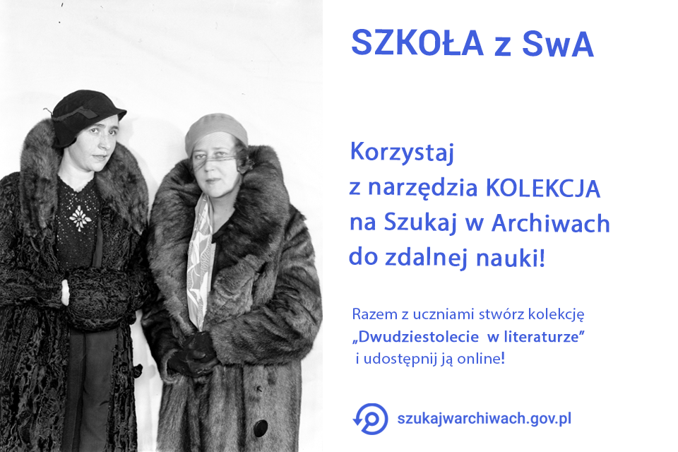 Fotografia przedstawia Irenę Krzywicką i Marię Pawlikowską-Jasnorzewską, obie stojące frontem do obiektywu, ubrane w futra i kapelusze. Zdjęcie z 1933 r.