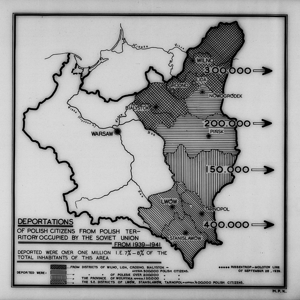 Archiwum Instytutu Hoovera, Ambasada Polski w Związku Radzieckim, sygn. 54 Maps, Miscellany, 1941-1944